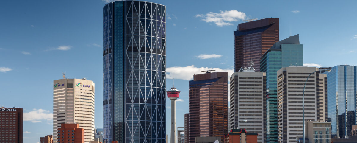 A view of downtown Calgary, Alberta.