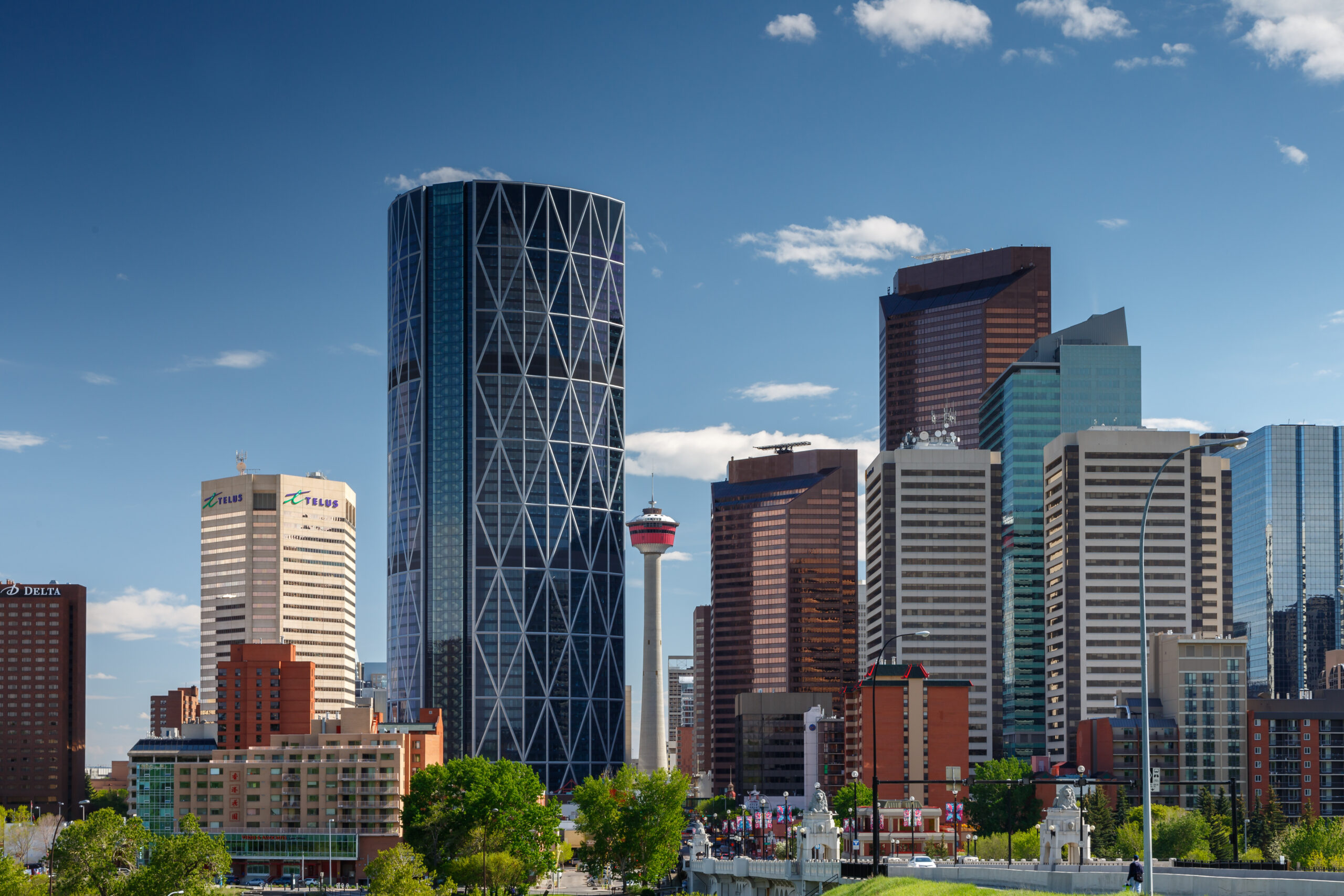 A view of downtown Calgary, Alberta.